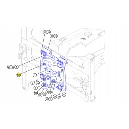 Perjungimo rankovė Cat 422e ekskavatoriniam krautuvui