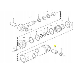 Volvo krautuvo pavaros įvorė