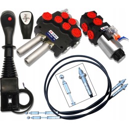 3 sekcijų rinkinys apvalus 80l vairasvirtė 1p laidai 1 5m