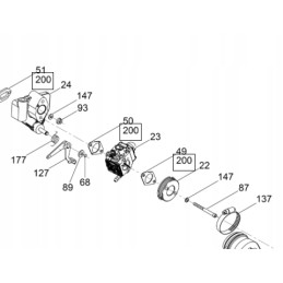 Karbiuratorius BS Walbro 5000175332 0175332