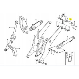 Cat Excavator kaušo jungties 90x275 kaištis