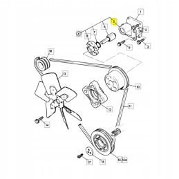 Ventiliatoriaus laikiklis JCB 3CX ekskavatoriniam krautuvui