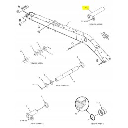 Cat 320 rankos jungties kaištis 2502402