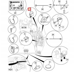 JCB 3CX 716 30149 vairavimo relė