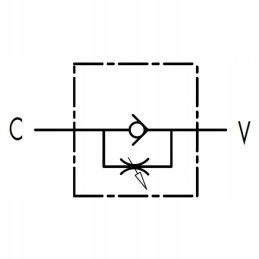 Vienpusis atbulinis vožtuvas vrf 3 4 lin