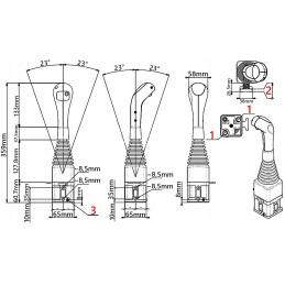 3sec 80l rinkinys apvaliam vairasvirtės kabelio skirstytuvui