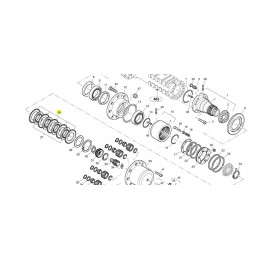 Volvo stabdžių diskų tarpiklis