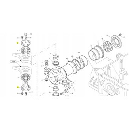 Volvo mini krautuvo jungties kaištis