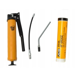 Rankinis tepimo pistoletas su jcb žarna ir tepalu