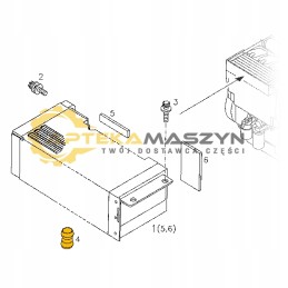 Deutz alyvos aušintuvo įvorė 02109757