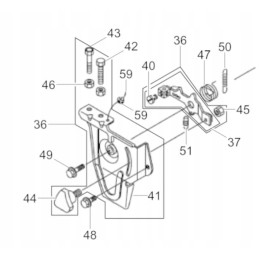 Yanmar l40 l100 reguliatoriaus spyruoklė 114252 66252