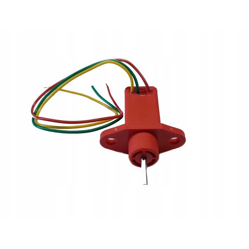 Dujų potenciometras sukabintas