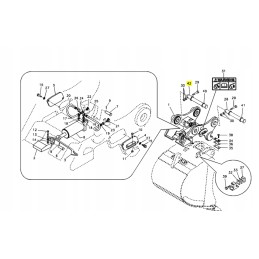 CVA kaištis Volvo ekskavatoriaus kaušo
