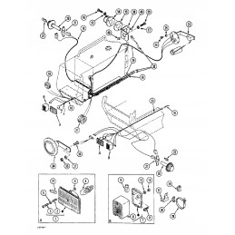 K841740 cnh ir posūkio signalo lemputė