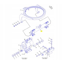 Cat greiderio plūgo tvirtinimo įvorė