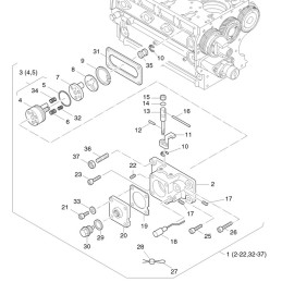 Hatz L serijos solenoidinio vožtuvo sandariklis 03934401