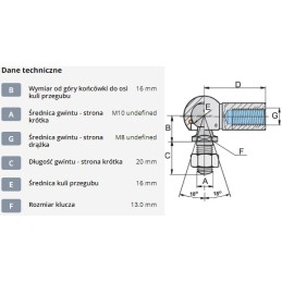 Dujinės spyruoklės antgalis CA98532