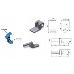 Šoninis vyris, apatinis šoninis vyris yra labai tvirtas