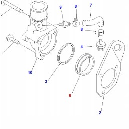 Termostato tarpiklis vnt 210 240 290 6 7 6d102