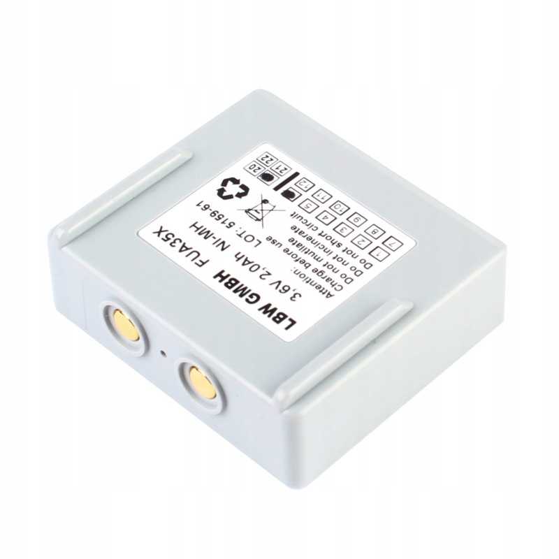 Baterija hetronic fua35x 3 6vdc 2000mah mini