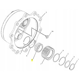 Palydovinis katės 428 432 krasnik galutinės pavaros guolis