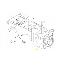Pagalvėlė kačių ekskavatoriaus krautuvo kabinai
