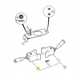 Pavaros jungiklis 3cx 4cx jcb ekskavatoriaus krautuvo atbulinės eigos perjungiklis
