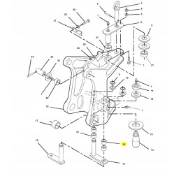 Tailstock sukimosi pavaros rankovės katė 428 432