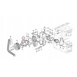 Vandens siurblys Volvo bl71 bl70 bl60 bl61 20502535