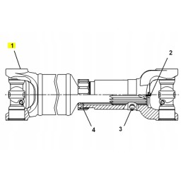 Varančiojo veleno kryžminė galvutė cat 938f 8v7336