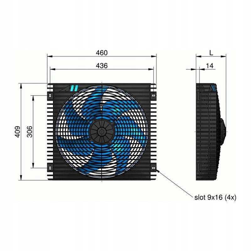 Radiatoriaus ventiliatorius asa santechnikas tt 16 tt 25 a