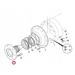 Volelis jcb 407 408 409 458 20732