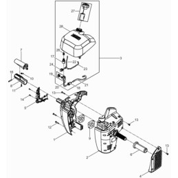 Wacker bh hammers bs rammers kuro filtras 0215363