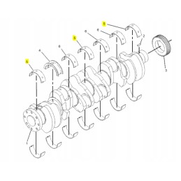 Alkūninio veleno guoliai katė 928g 950f 1011530