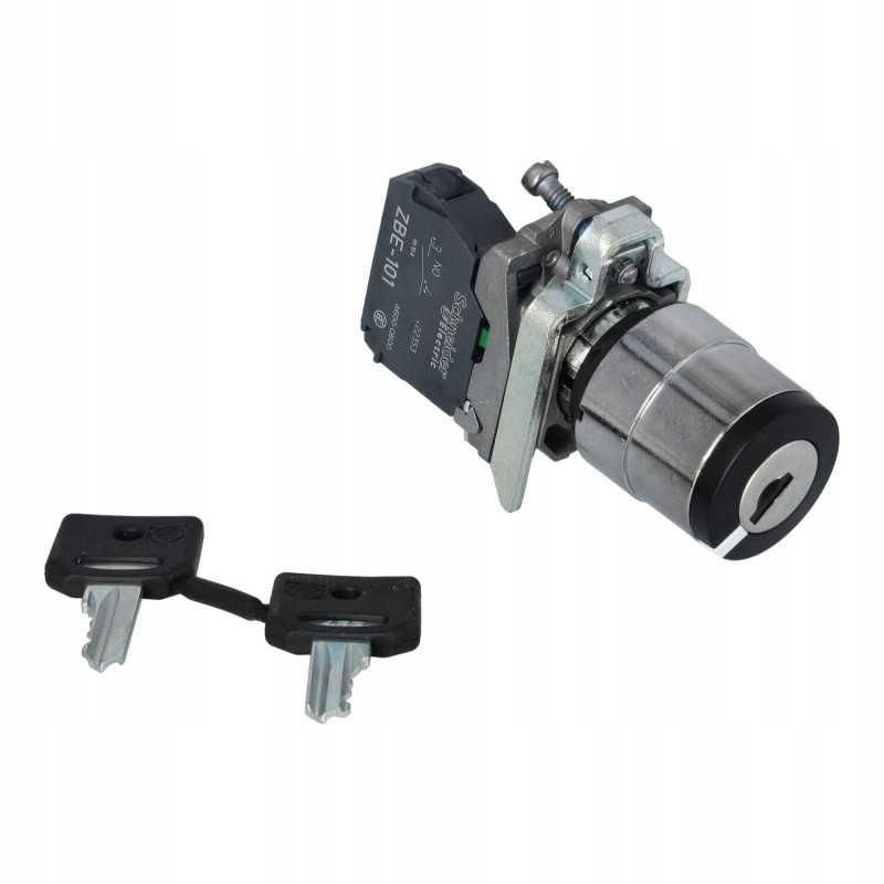 2 padėčių sukamasis raktinis jungiklis