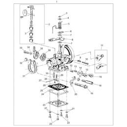 Wacker karbiuratoriaus antgalio antgalis 33 0097108