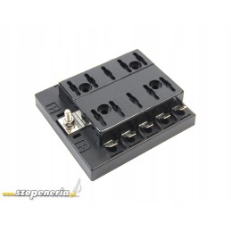 Saugiklių juostelė su 10 išėjimų 150a korpuse