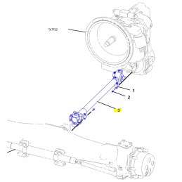 Priekinis varomasis velenas cva ekskavatorinis krautuvas kat