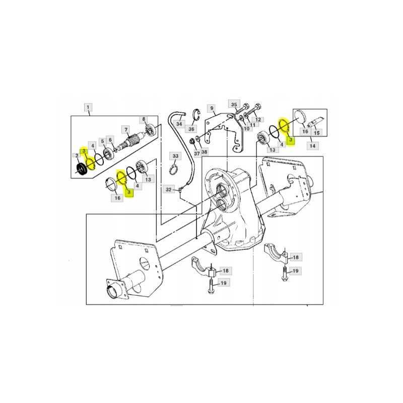 John Deere pavaros sistemos spyruoklinis žiedas