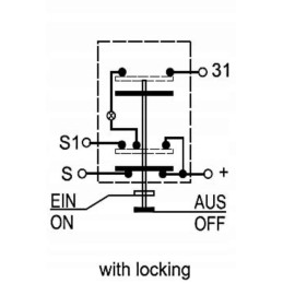 Mygtuko jungiklis darbo lempoms, apvalus, geltonas 11130200pn