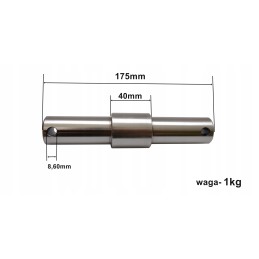 JCB mini ekskavatoriaus tuščiosios eigos rato velenas