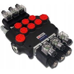 Elektrinis hidraulinis skirstytuvas, 3 sekcijų, 80l, 24v