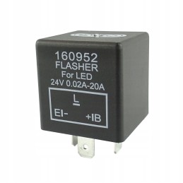 Posūkio signalo pertraukiklis 24v LED, dešinėje