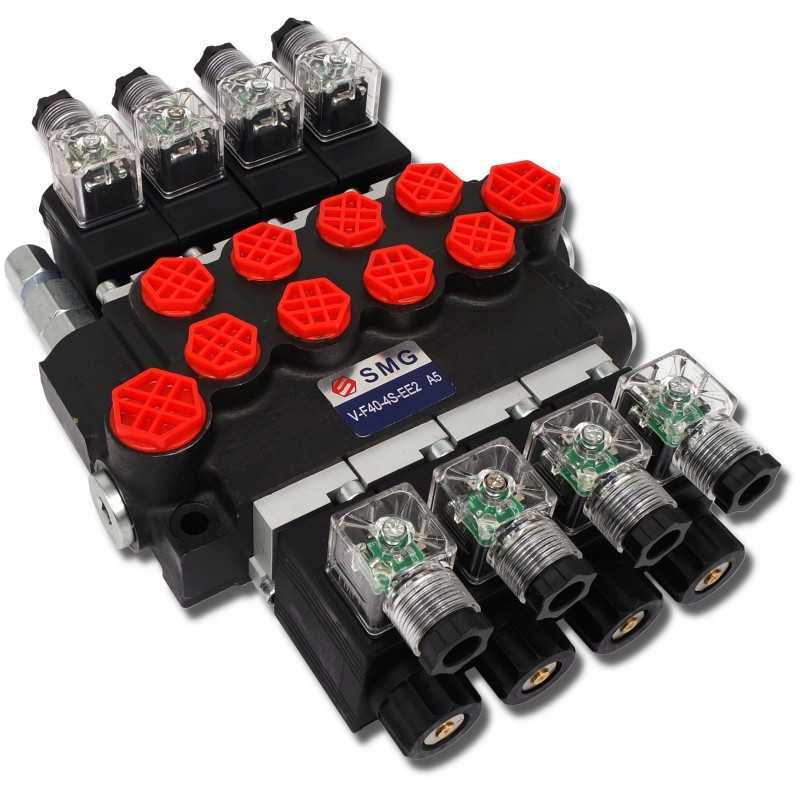 Hidraulinis elektros skirstytuvas 4 sek 40l 12v