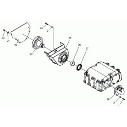Wacker dpu6055 dpu6665 diržo dangtelis 0104124