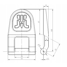 Apatinis vyris, apatinis iškrovimas, originalus pronar