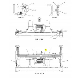 Cat originalus stabilizatoriaus hidraulinis vamzdis