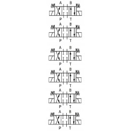 Hydro cetop skirstytuvas, 6 sekcijų, 60l, elektrinis, 12v
