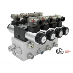 Hydro cetop skirstytuvas 4 sek 60l elektrinis 12v