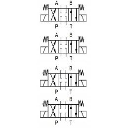 Hydro cetop skirstytuvas 4 sek 60l elektrinis 12v